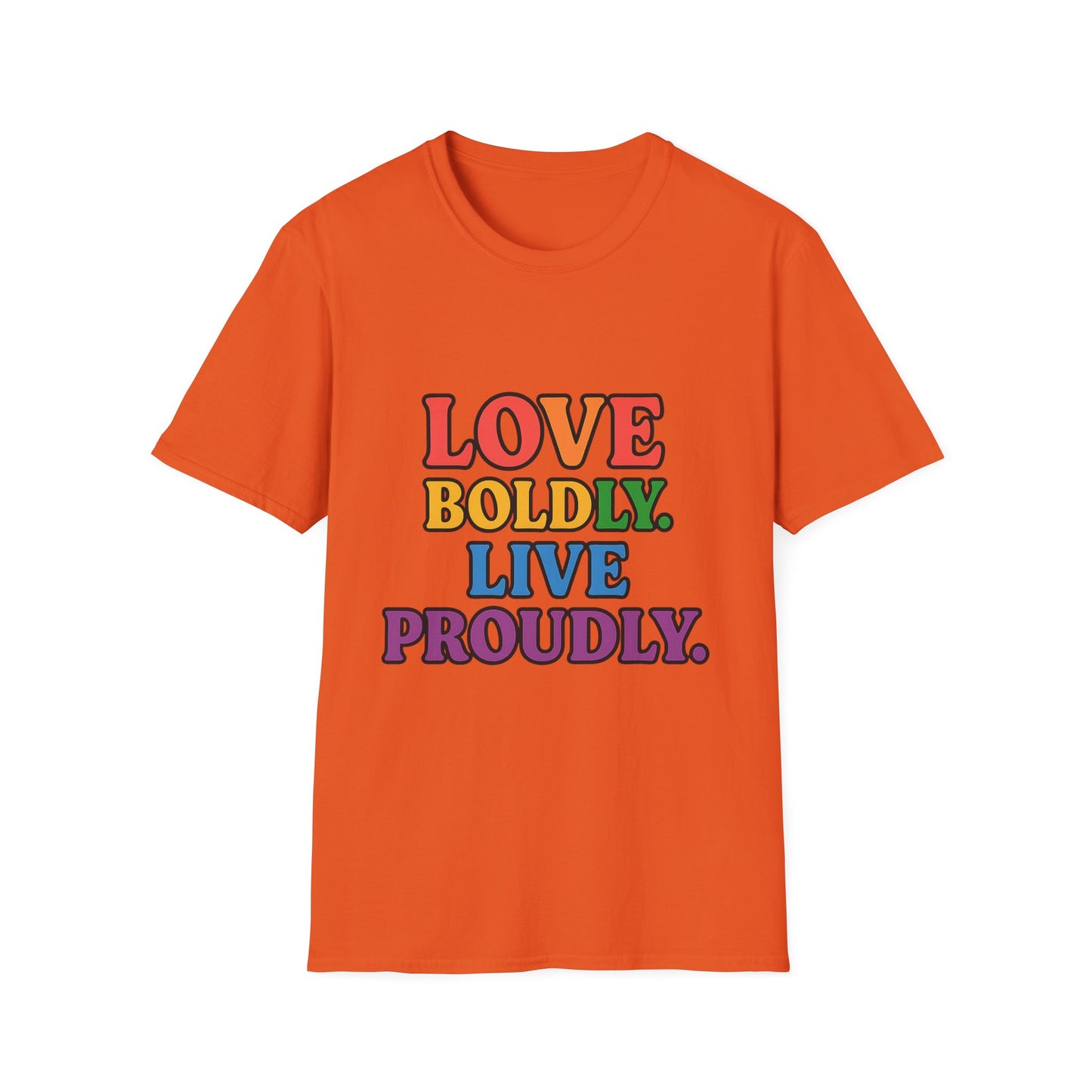 LGBTQ Pride T-Shirt - Live Your Truth Design