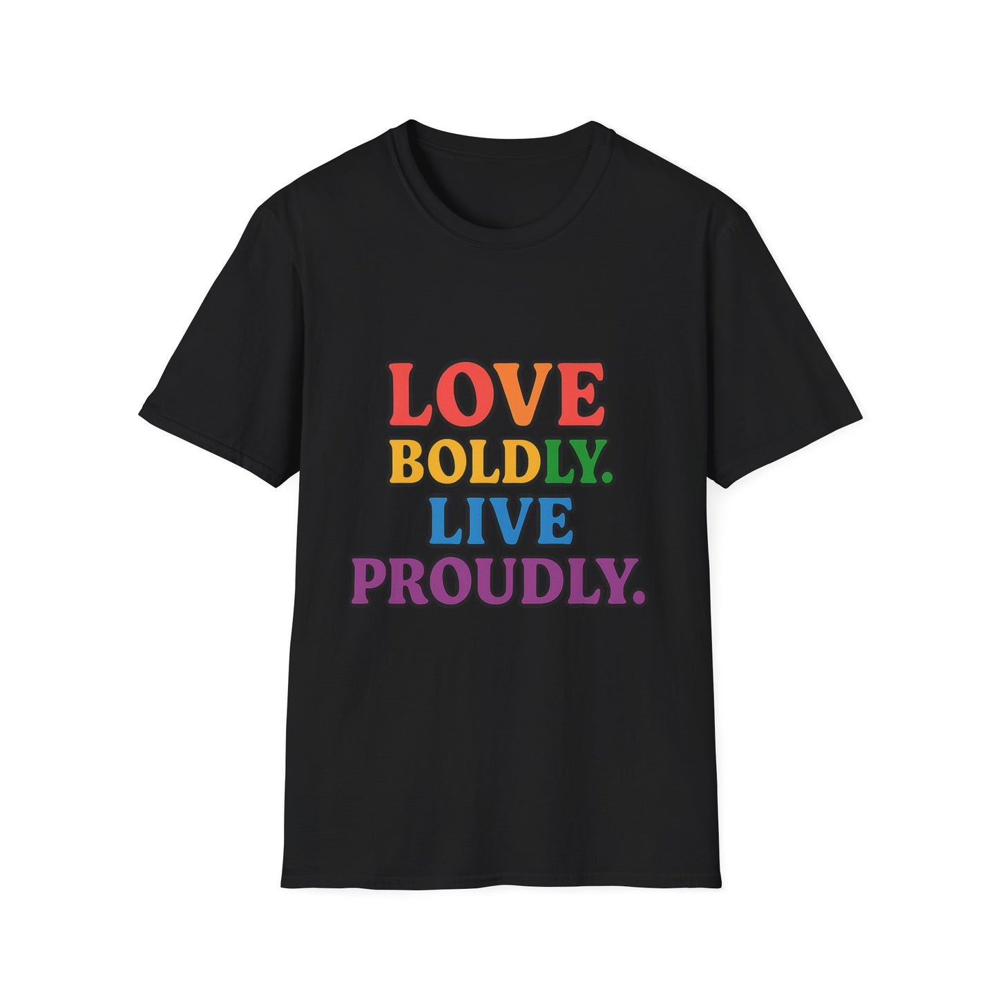 LGBTQ Pride T-Shirt - Live Your Truth Design