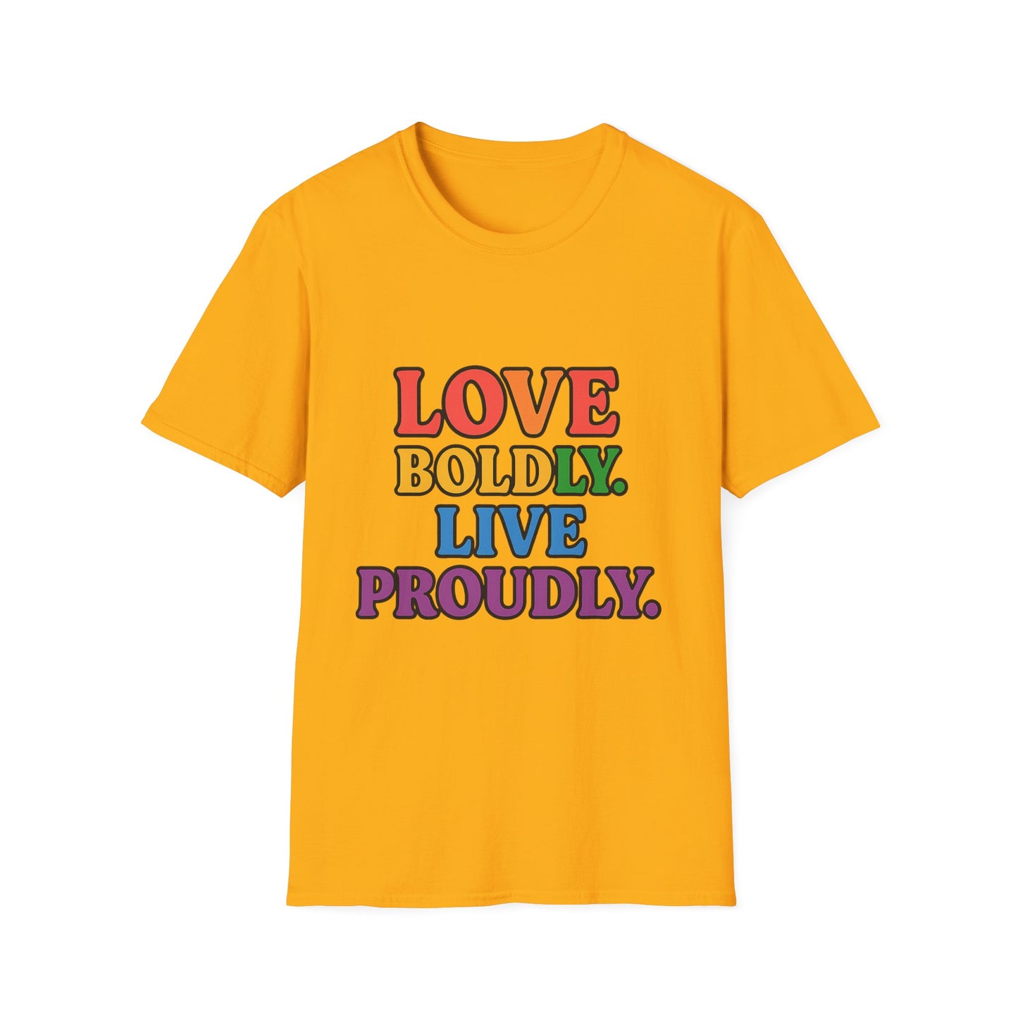 LGBTQ Pride T-Shirt - Live Your Truth Design