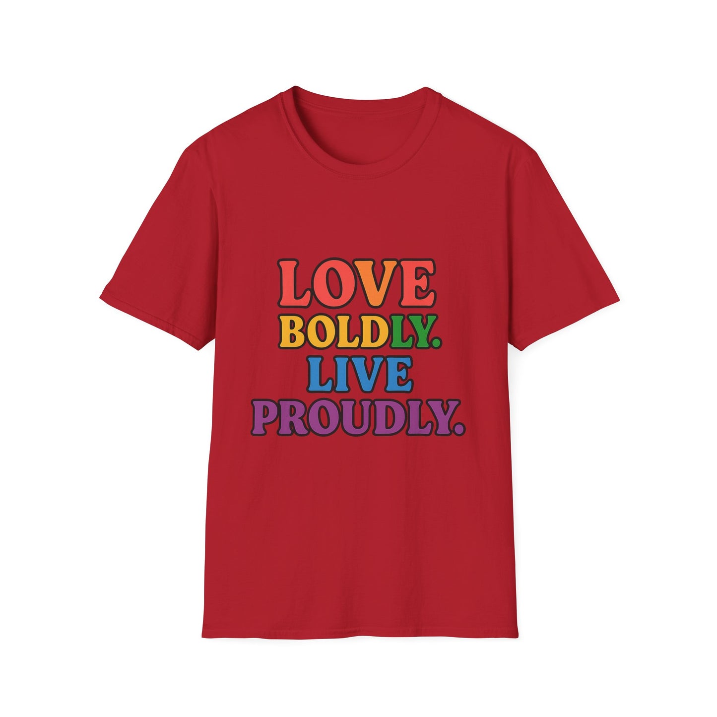 LGBTQ Pride T-Shirt - Live Your Truth Design