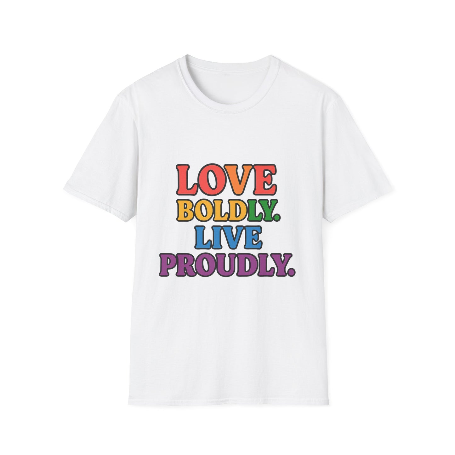LGBTQ Pride T-Shirt - Live Your Truth Design